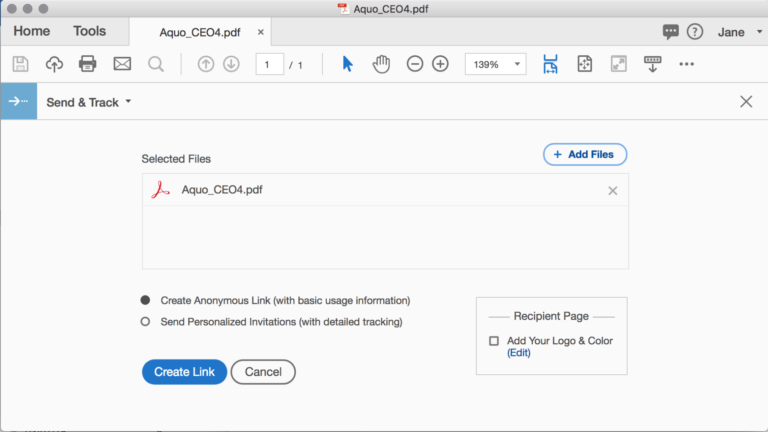 Can a PDF be tracked offline?