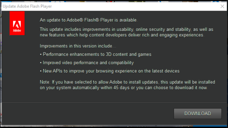 Can Adobe Flash be a source of malware?