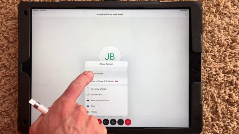 Can Cisco WebEx be used on an iPad?