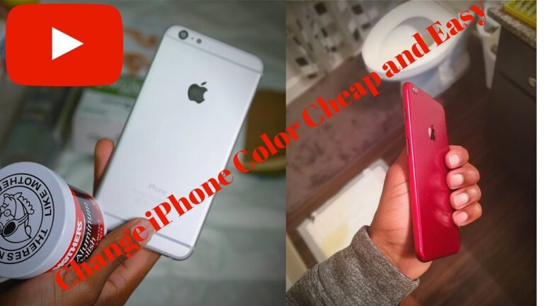 Can I change my iPhone color?