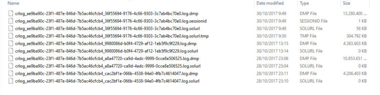Can I delete Adobe Cr logs?