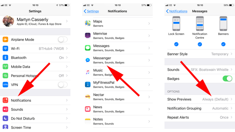 Can I hide text Messages?
