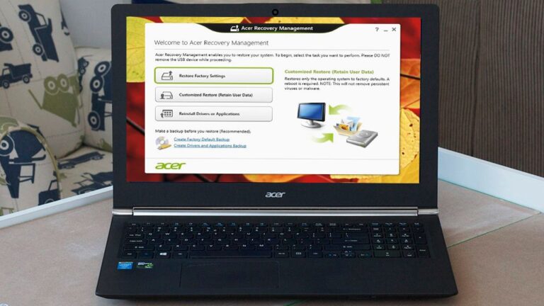Can I just factory reset my laptop?