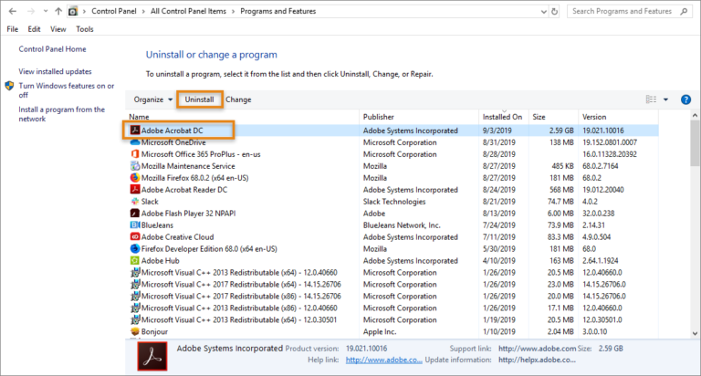Can I Uninstall Acrobat Reader?