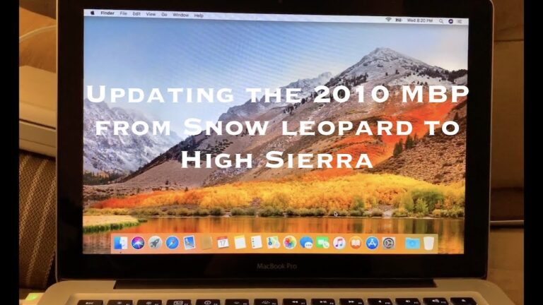 Kan jeg opgradere Snow Leopard til High Sierra?