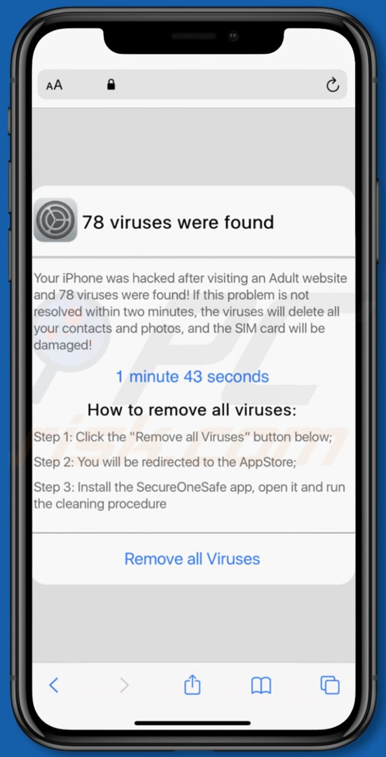 Can iPhones get viruses from websites?