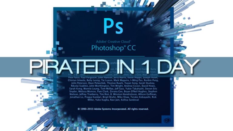 Can Photoshop still be pirated?