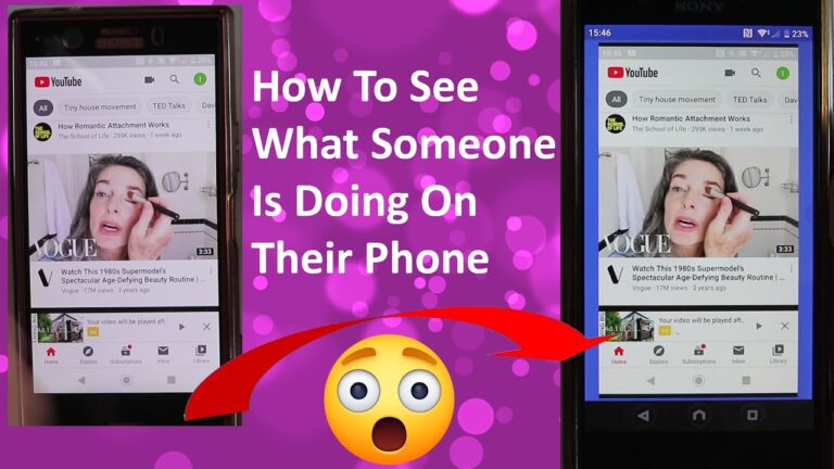 Can someone see what I do on my phone?