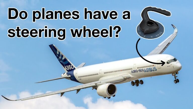 Do planes have steering wheels?
