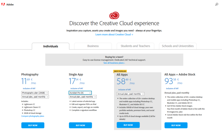 Do you need Creative Cloud to use Acrobat?