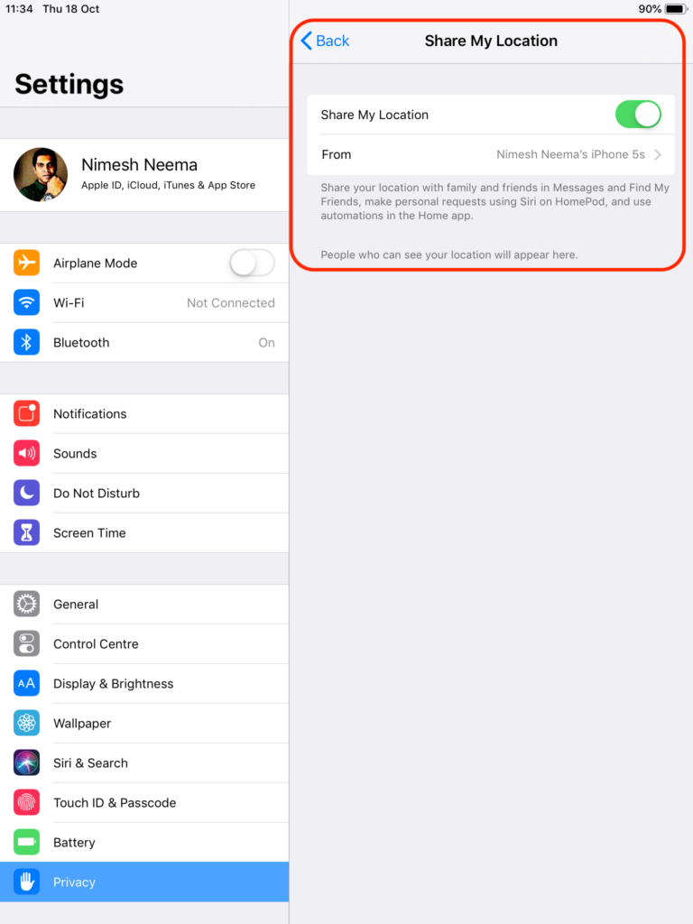 Fortæller Apple dig, når nogen tjekker din placering?