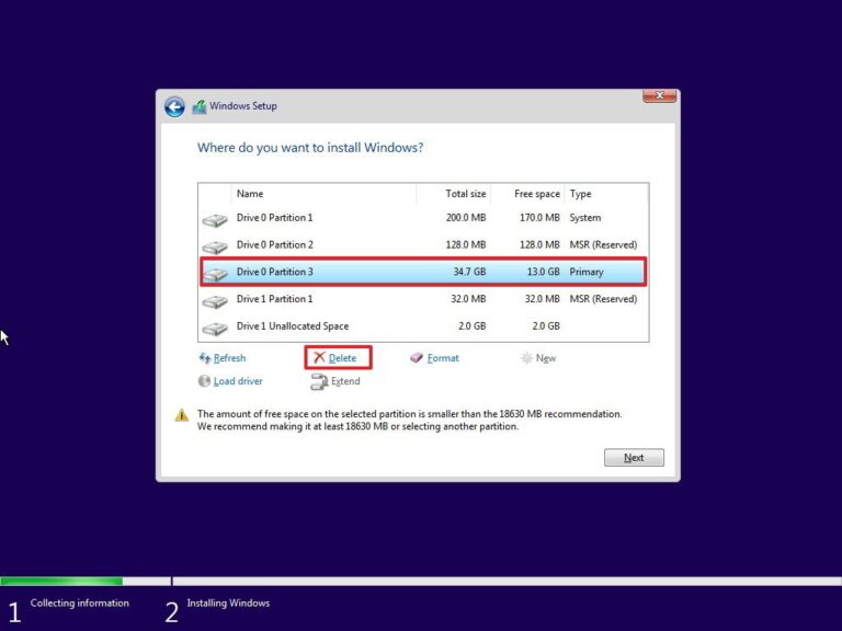 Does downloading Windows on a USB delete everything?