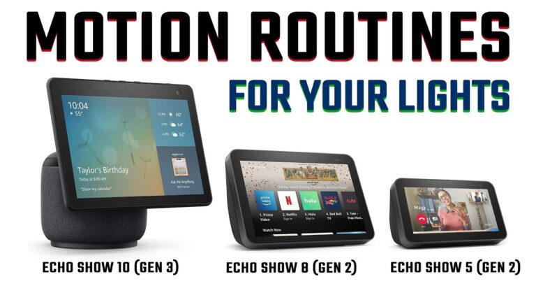 Does Echo Show detect motion?