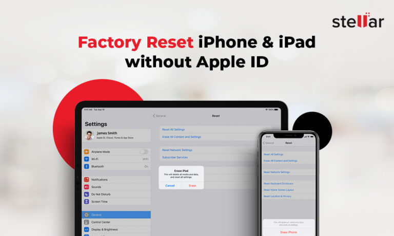 Sletter fabriksnulstilling Appleid?