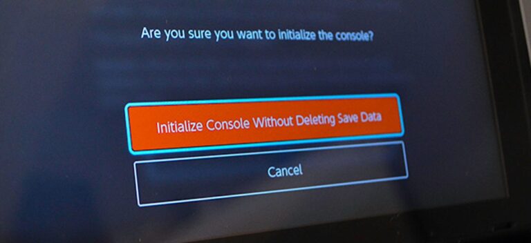 Does hard reset delete everything Switch?