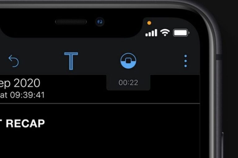 Does orange dot on iPhone mean someone is listening?