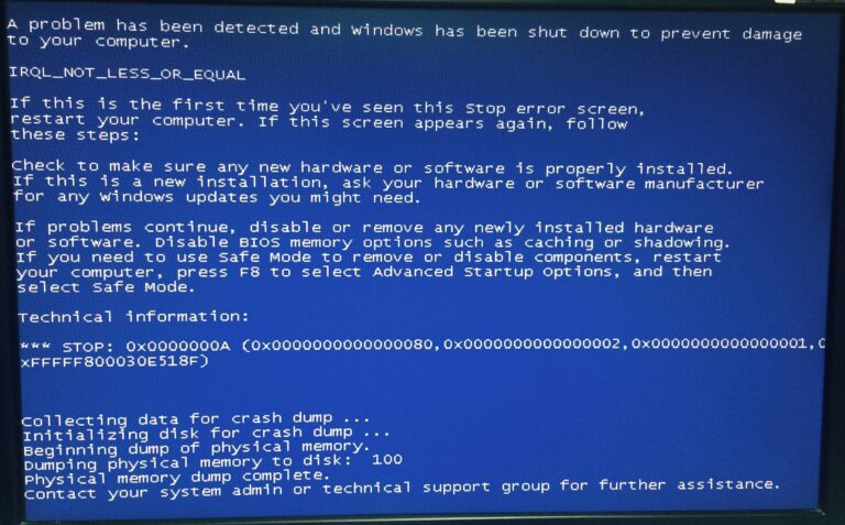 Does RAM cause blue screen?
