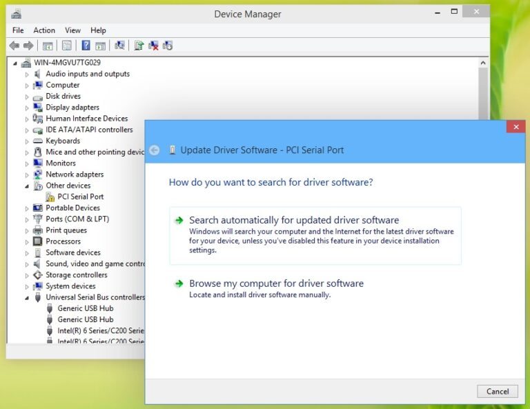 Installerer Windows 10 bundkortdrivere automatisk?