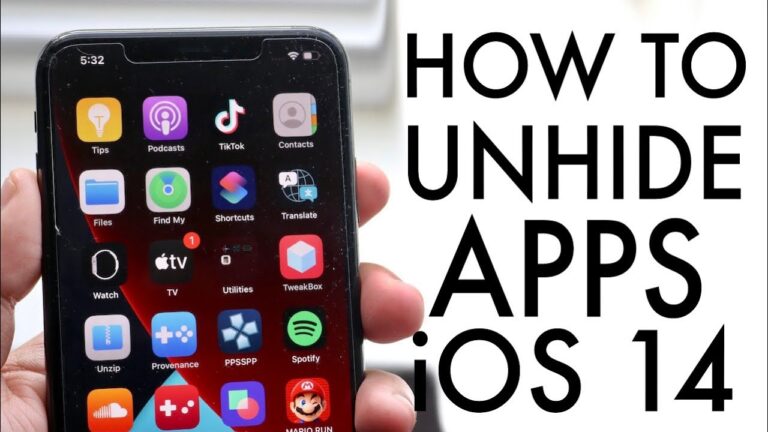 How do I add hidden apps to my iPhone Home Screen?