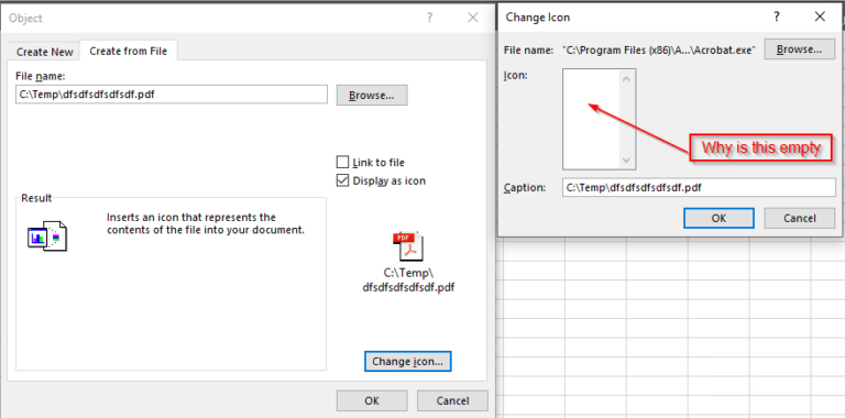 How do I change the icon of a PDF file?