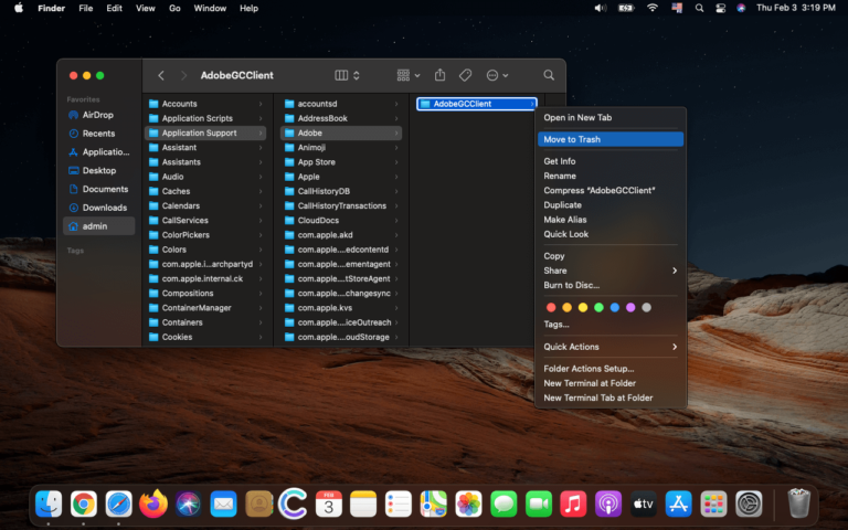 Hur inaktiverar jag AdobeGCClient på Mac?