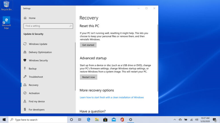 How do I do a hard reboot on Windows 10?