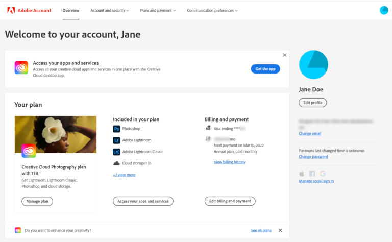 How do I find my Adobe membership ID?