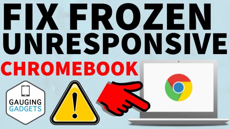 Hvordan retter jeg en Chromebook, der ikke reagerer?