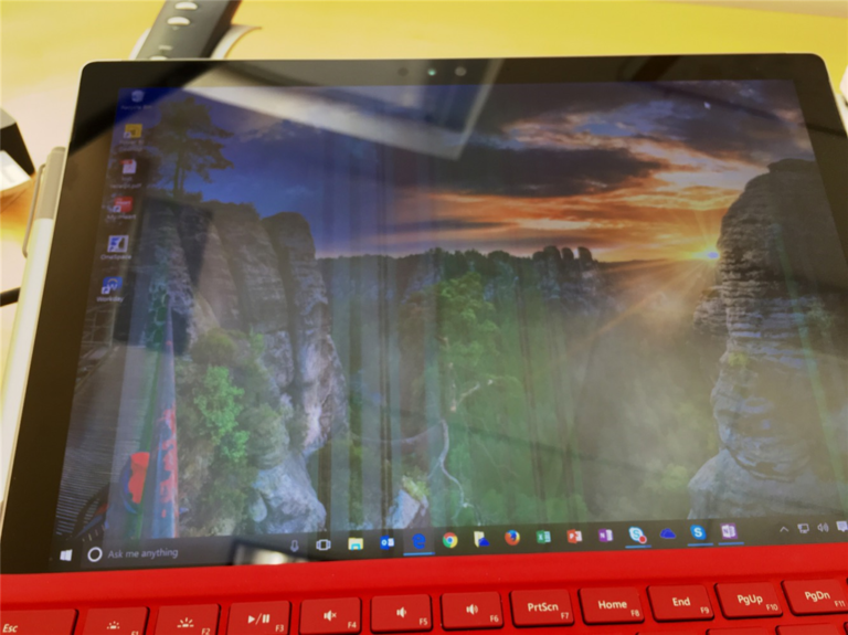 How do I fix ghosting on my surface?