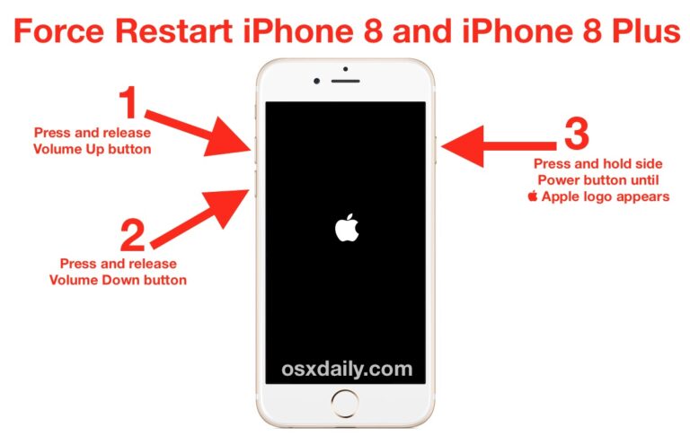 How do I force restart my iPhone?