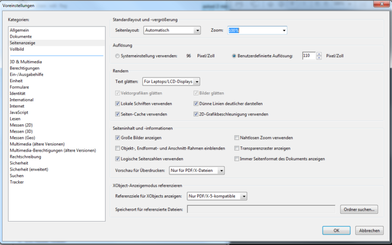 How do I get a PDF to open at 100%?