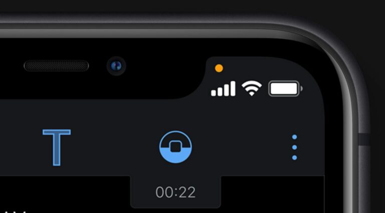 How do I get rid of orange dot on iPhone?