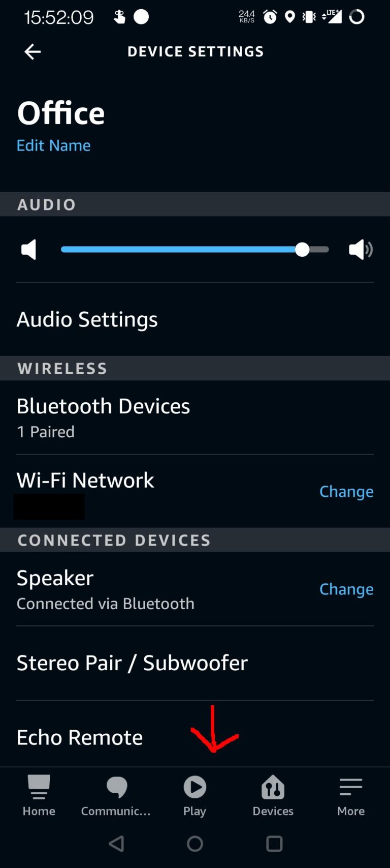 How do I grant permission on Echo dot?