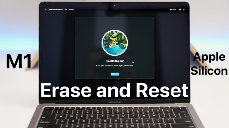 How do I hard reset my Macbook Air m1?