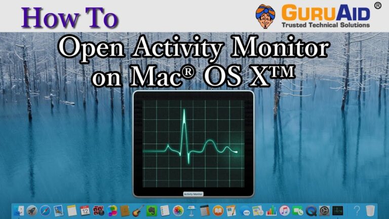 How do I open Activity Monitor on Mac?