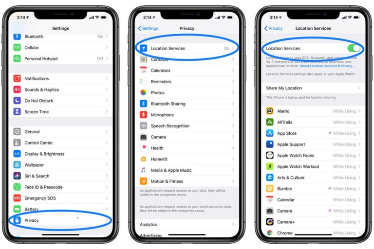 How do I prevent my iPhone from being tracked?