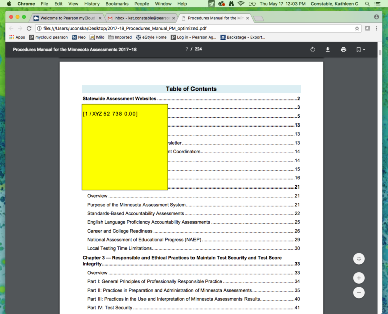 How do I remove the yellow box from a PDF?