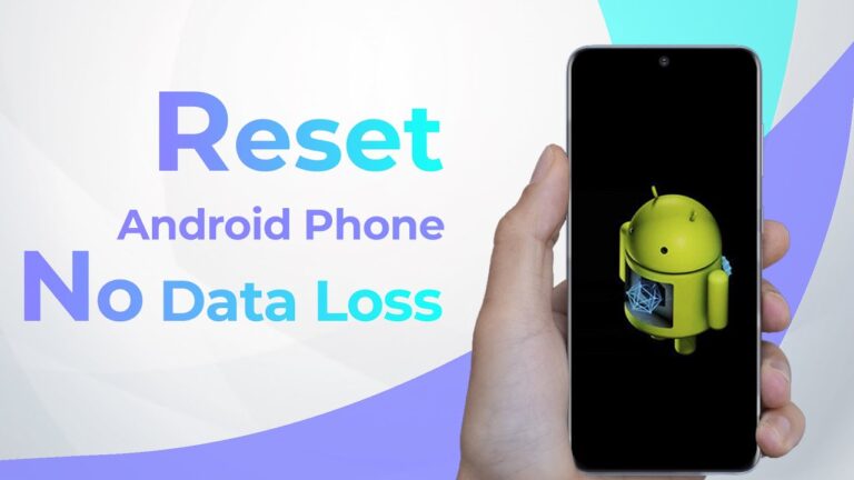 How do I reset my phone without losing everything?
