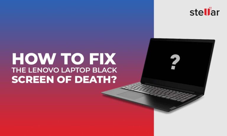 Hvordan genstarter jeg min Lenovo bærbare computer, når skærmen er sort?