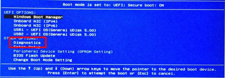 How do I run a hardware diagnostic?