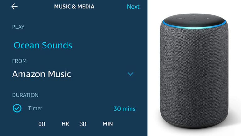Hvordan indstiller jeg sleep-timer på Echo Dot?