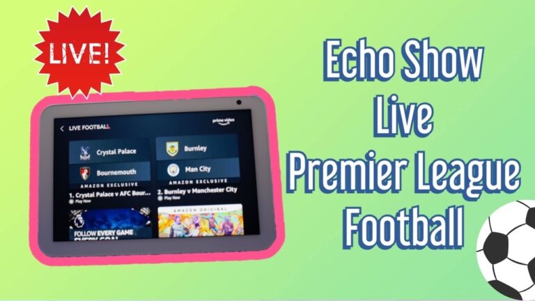 Hvordan viser jeg live på Echo Show 8?