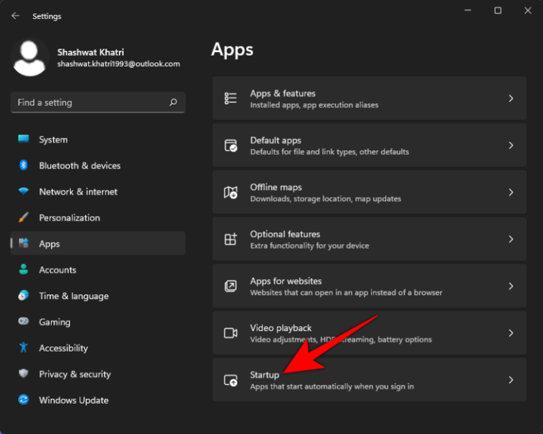 How do I stop applications from opening on startup?