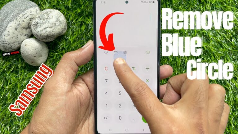 How do I turn off the circle on my Android?