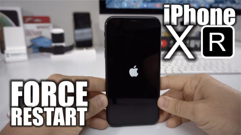 How do I unfreeze my iPhone XR?