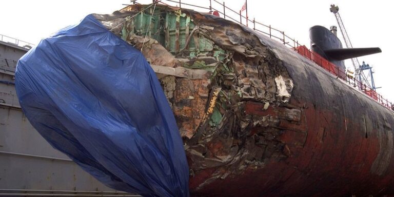 How do submarines not crash?