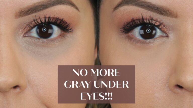 How do you get rid of grey circles?