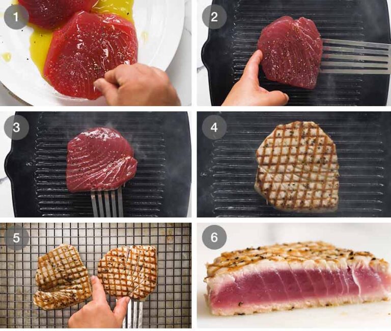 How do you make tuna steak not taste fishy?
