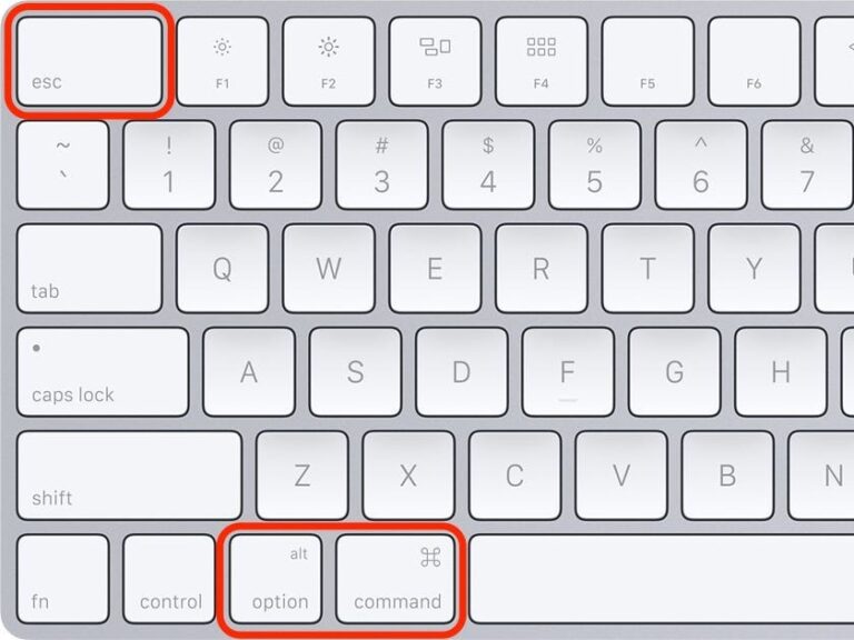 How do you press Ctrl Alt Delete on a Mac?