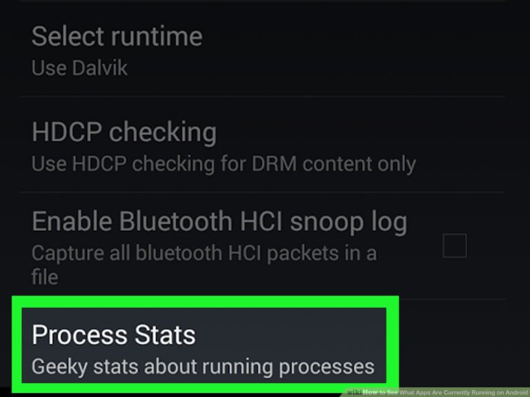 How do you see which apps are running?